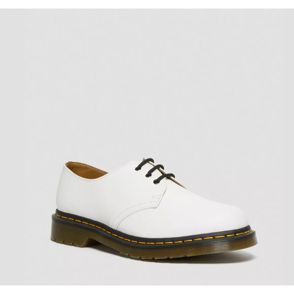 Dr. Martens 1461 YELLOW STITCH LEATHER OXFORD SHOES 6 Ladies - Picture 1 of 6